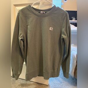 North face patch crew sweatshirt